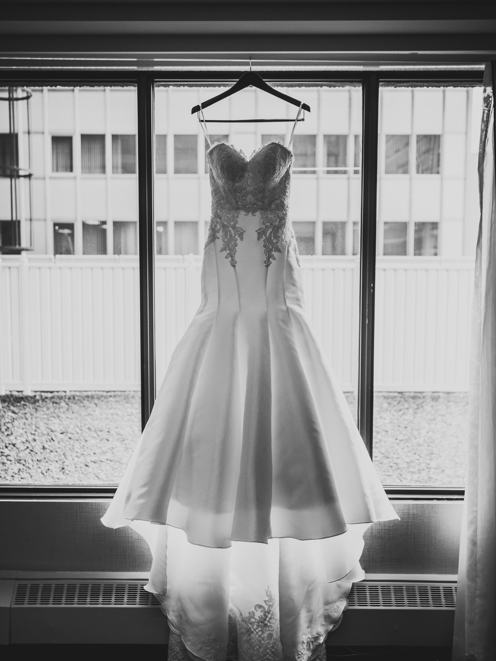 Strapless Cream Wedding Gown - 853